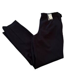 NWT Express Women's Classic Black Dress Pants Ankle Sz 4R Career Minimalist